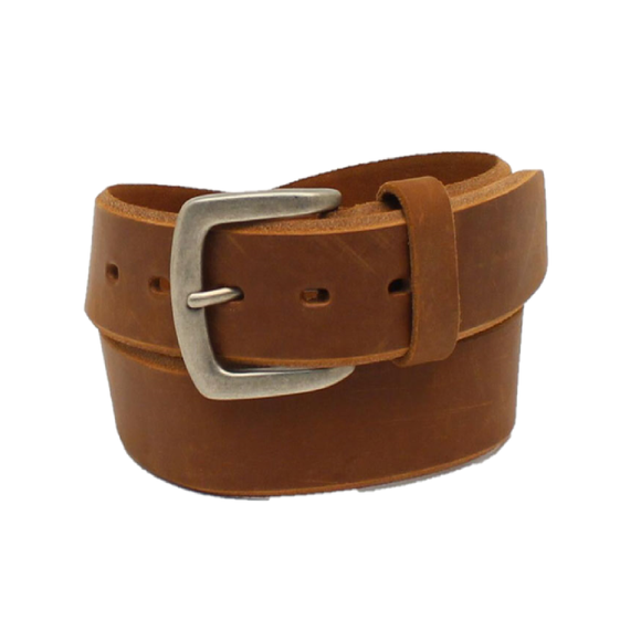Ariat Mens Single Piece Belt - Medium Brown