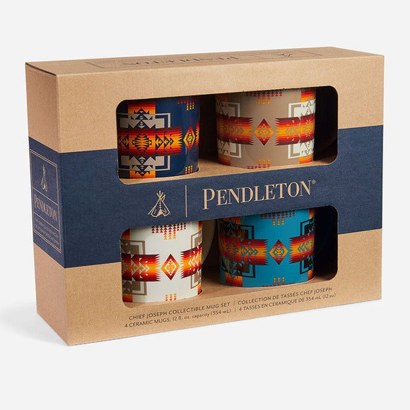 Pendleton Chief Joseph Ceramic Mig Set of 4