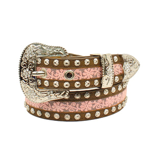 Ariat Kids Floral Centre Laced Belt