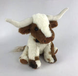 Small Longhorn Cream Brown Cow