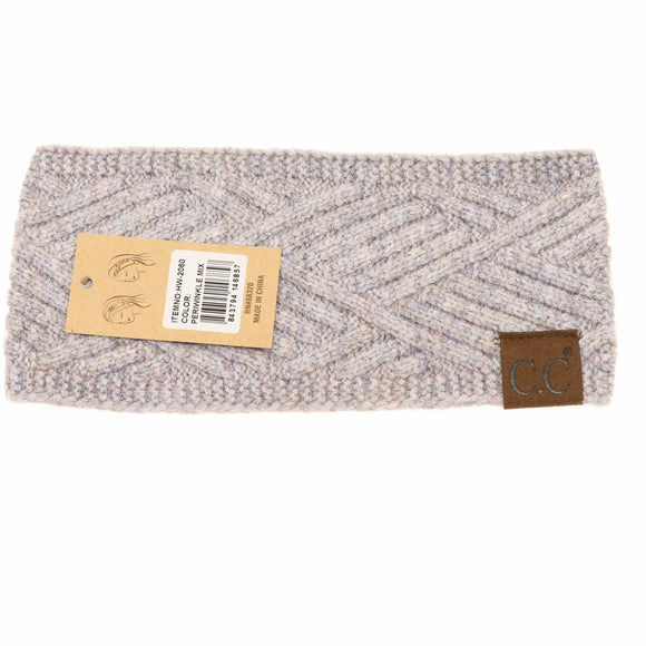 Diagonal Criss-Cross Patterned Head Wrap HW2060