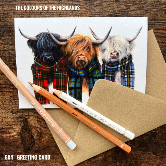 The Colours of The Highlands (Greeting Card)