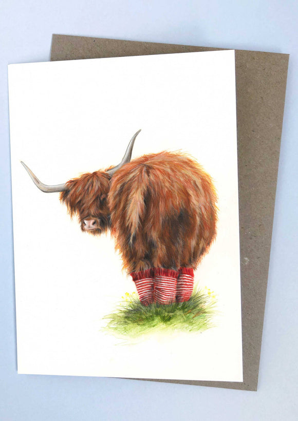 Highland Hygge (Greeting Card) | Highland Cow Card