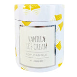 Wooden wick candle  - Vanilla ice cream