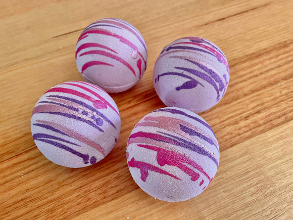 Handmade Bramble Berry Goat Milk Bath Bomb: Shrink Wrapped