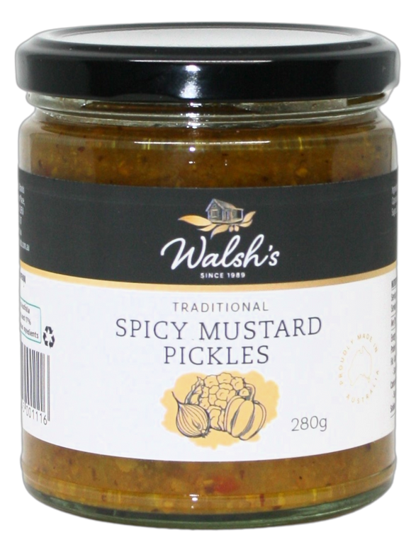 Spicy Mustard Pickle - 280g Round Jar