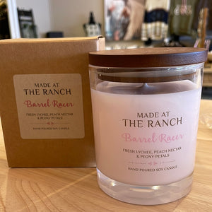 Barrel Racer Candle