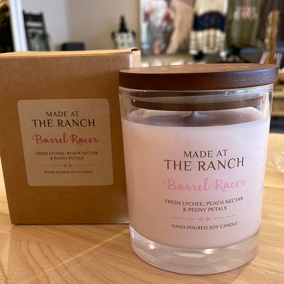 Barrel Racer Candle