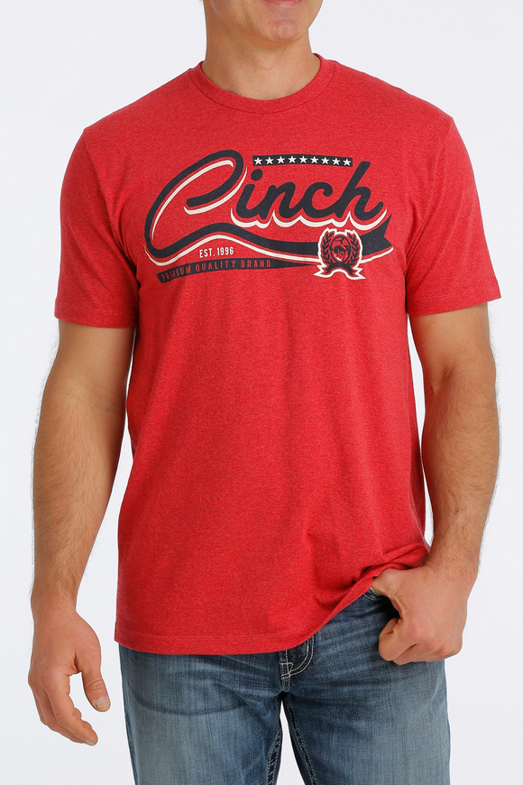 Cinch Mens T Shirt - Cherry