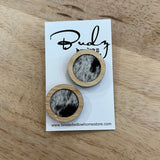 Round Large Bamboo Studs - Large