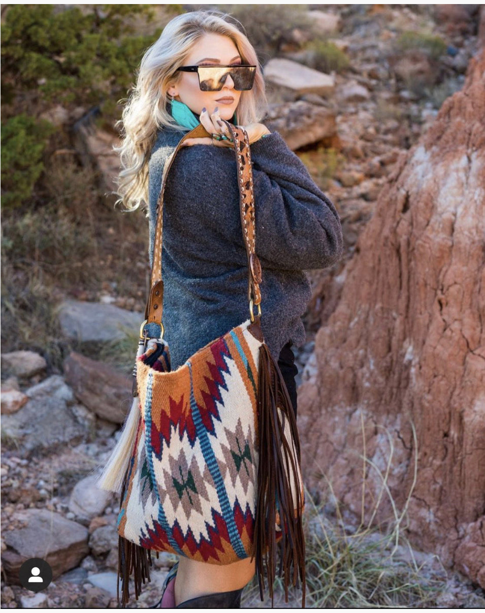 Desert Sunrise Saddle Blanket Tote The Tack House