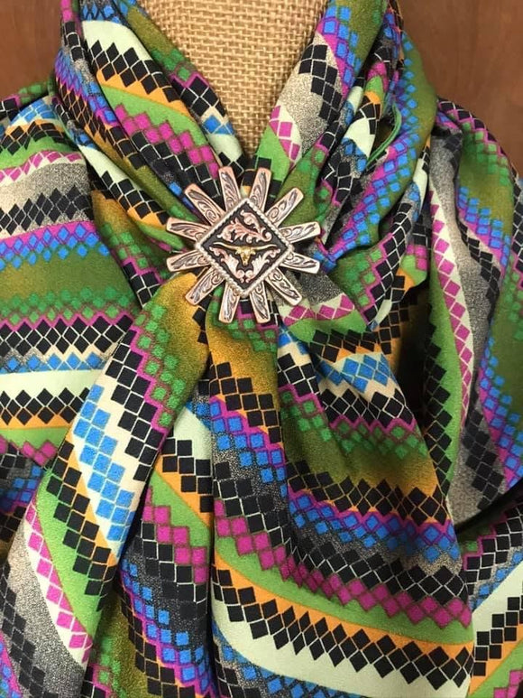 Colourful Cubic Wild Rag