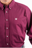 Cinch Men’s Classic Shirt - Burgundy