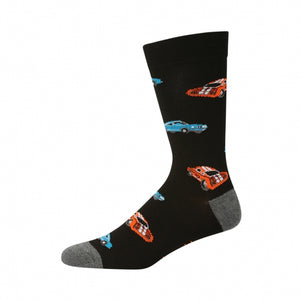 Mens Muscle Car Bamboo Socks