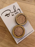 Round Large Bamboo Studs - Large