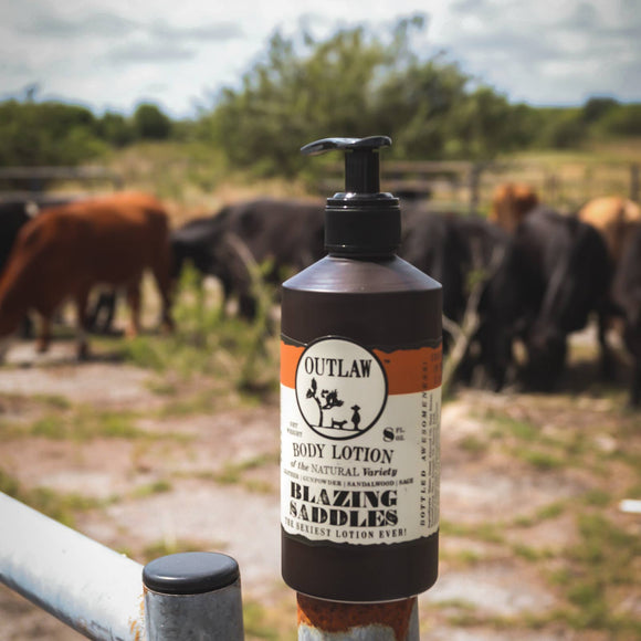 ‘Blazing Saddles’ Natural Lotion - The Scent of the West