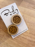 Round Large Bamboo Studs - Large