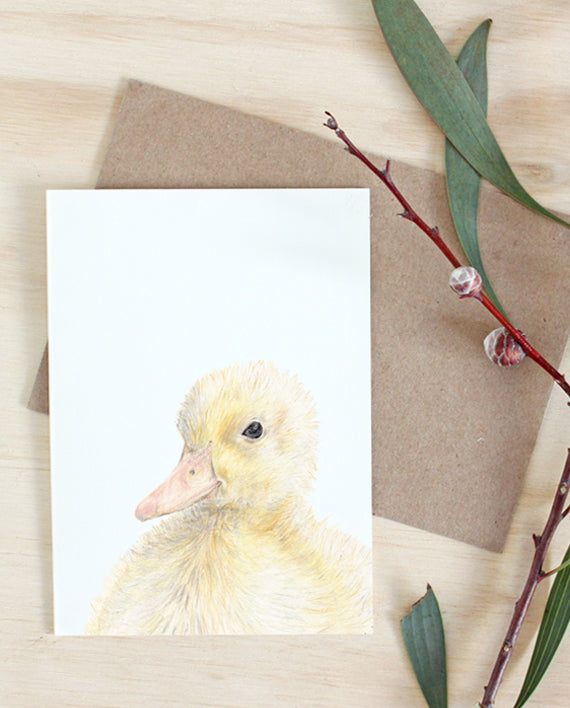 Duckling Card - Greeting Card