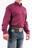 Cinch Men’s Classic Shirt - Burgundy