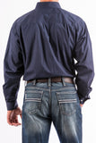 Cinch Mens Long Sleeve Shirt - Navy