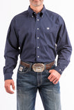 Cinch Mens Long Sleeve Shirt - Navy
