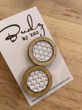 Round Large Bamboo Studs - Large