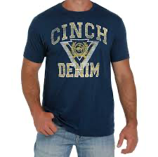 Cinch Mens T Shirt - Navy