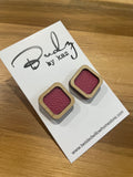 Square Bamboo Studs - Large