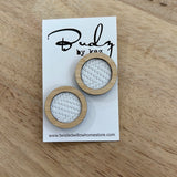 Round Large Bamboo Studs - Large