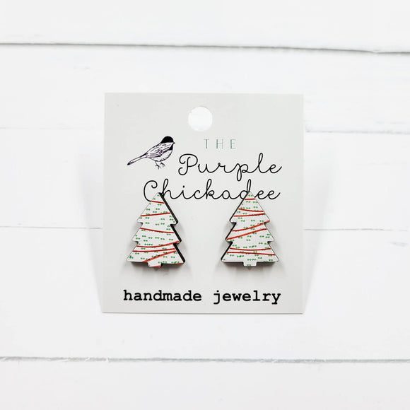 Christmas Tree Stud Earrings