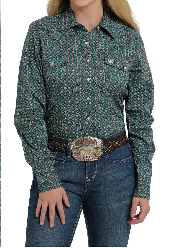 Cinch Ladies Snap Button Western Shirt