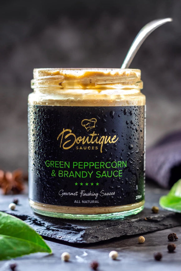 Boutique Sauces - Green Peppercorn & Brandy Sauce