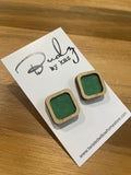Square Bamboo Studs - Large