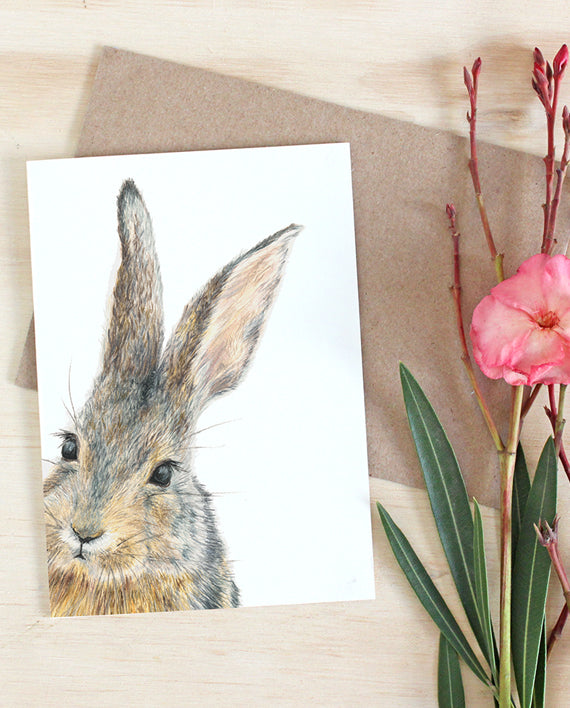Rabbit Card - Greeting Card