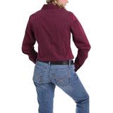 Cinch Ladies Mulberry & Black Strip Arena Shirt