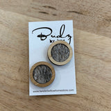 Round Large Bamboo Studs - Large