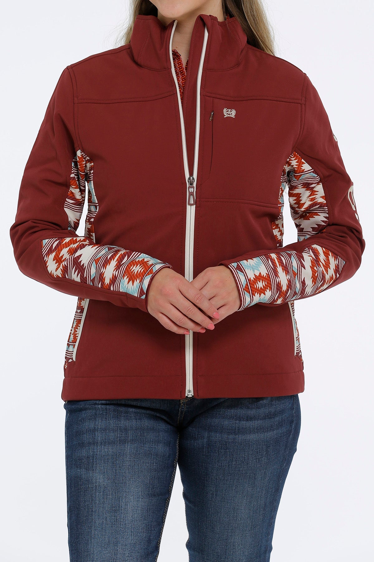 Red on sale cinch jacket
