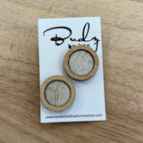 Round Large Bamboo Studs - Large