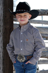 Cinch Boys Geo Print Shirt