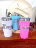 Tapt Dancin Cat TDC Double Insulated Tumbler Cup