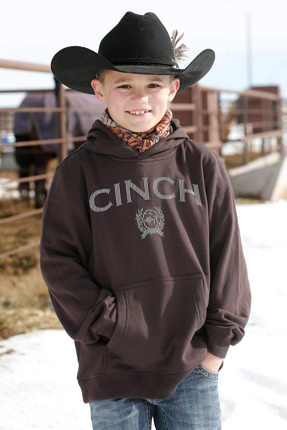 Cinch Boys Hoodie - Brown